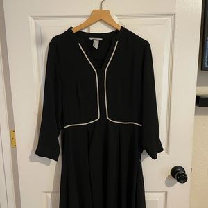 H&M Black dress with buttons!